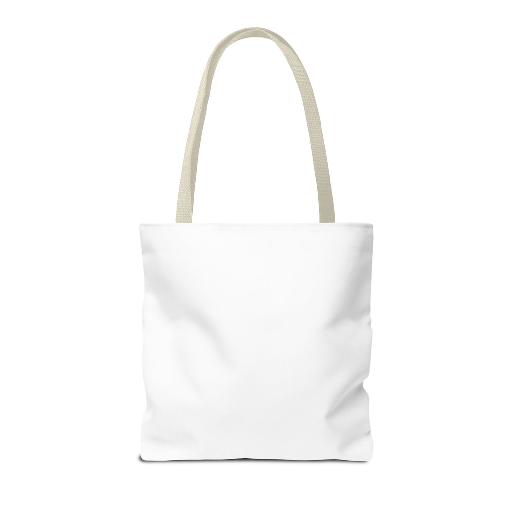 Monogram 'A' Minimalist White Tote Bag