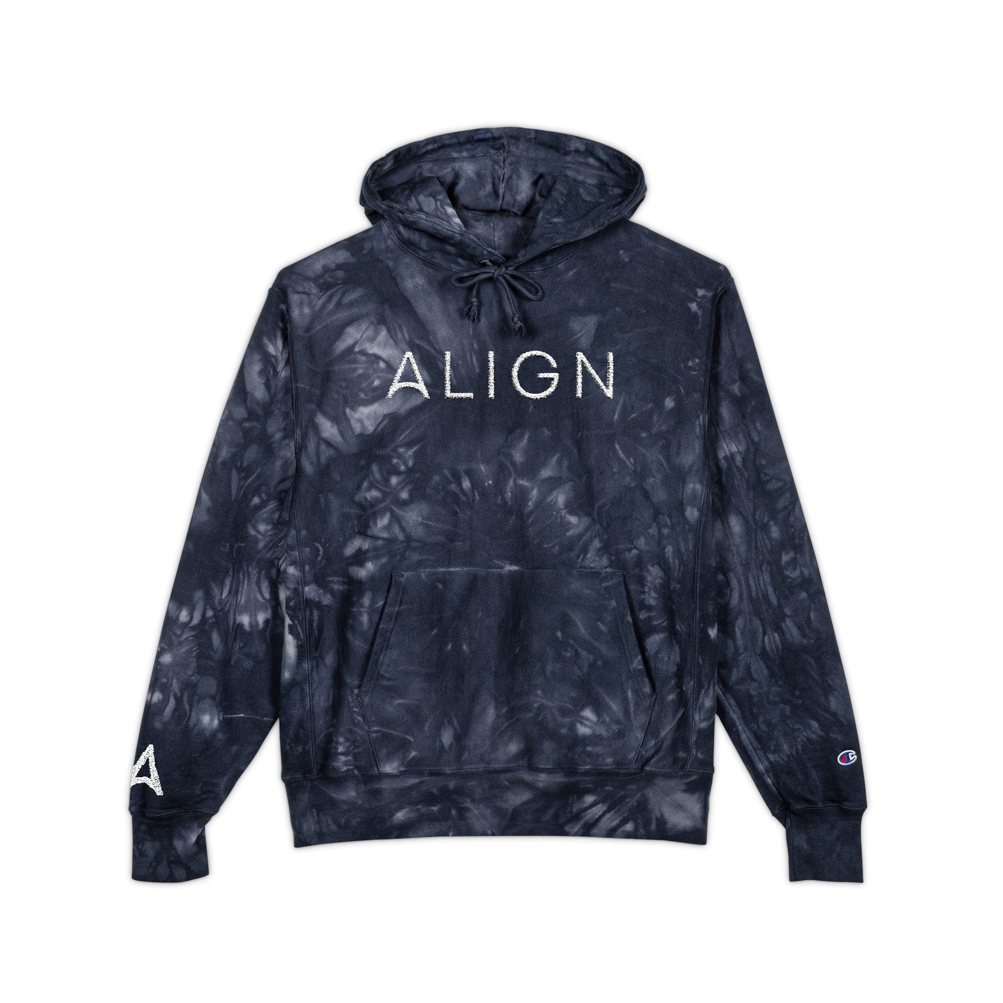 Align Embroidered Tie-Dye Hoodie