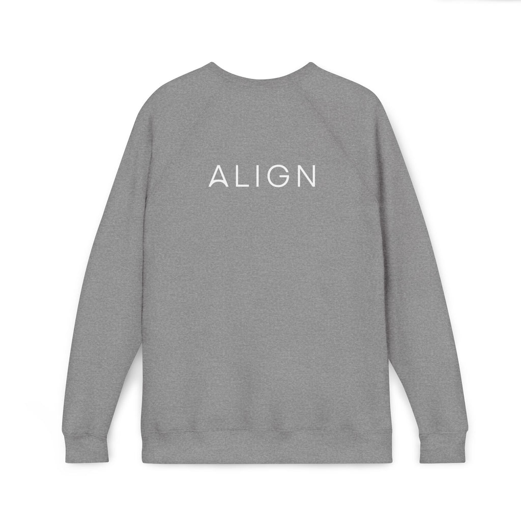 Minimal Back Logo Raglan Crewneck