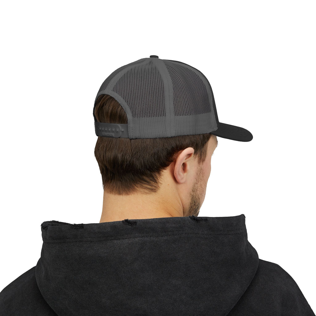 ALIGN Trucker Cap – Mesh Snapback Hat with Minimalist Motivational Text