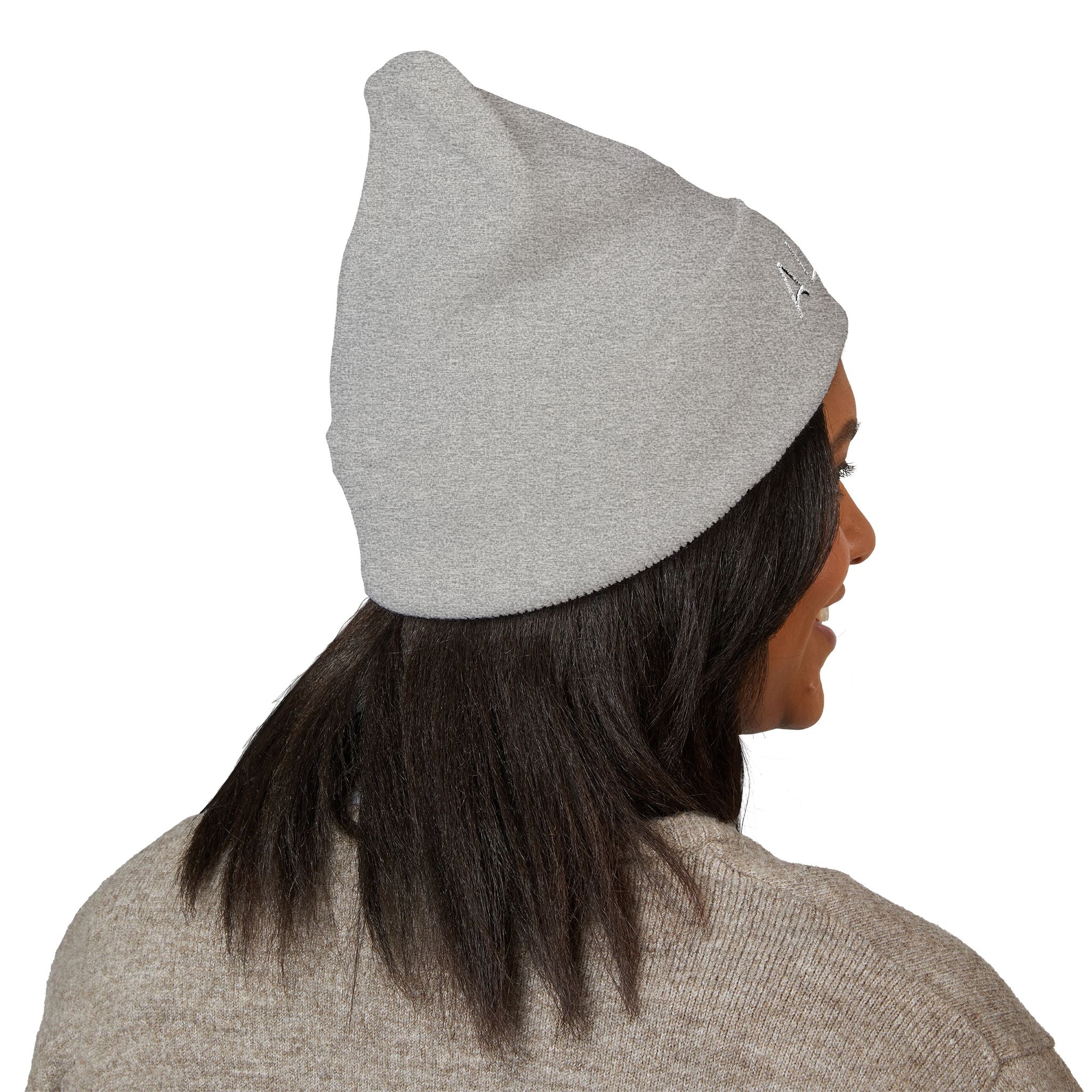 Embroidered Cuffed Beanie