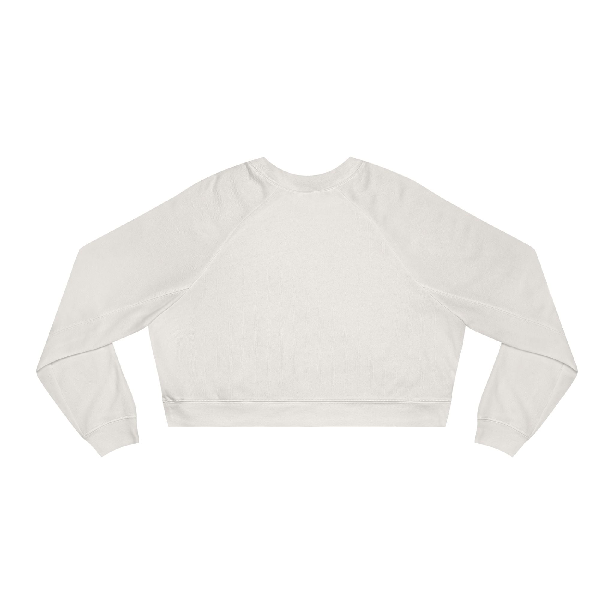 Cropped Pullover - Women's Cozy Fleece Sweatshirt