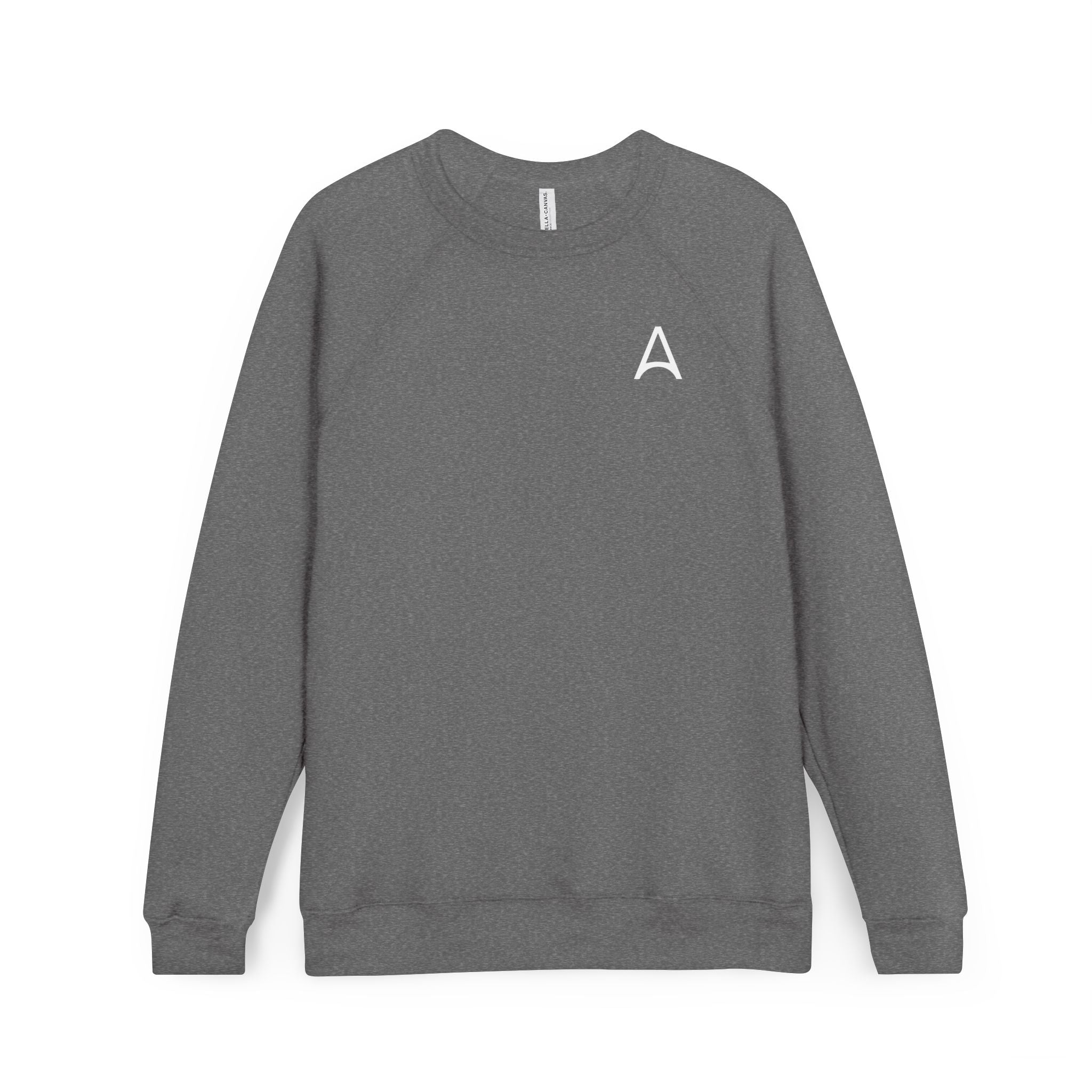 Minimal Back Logo Raglan Crewneck