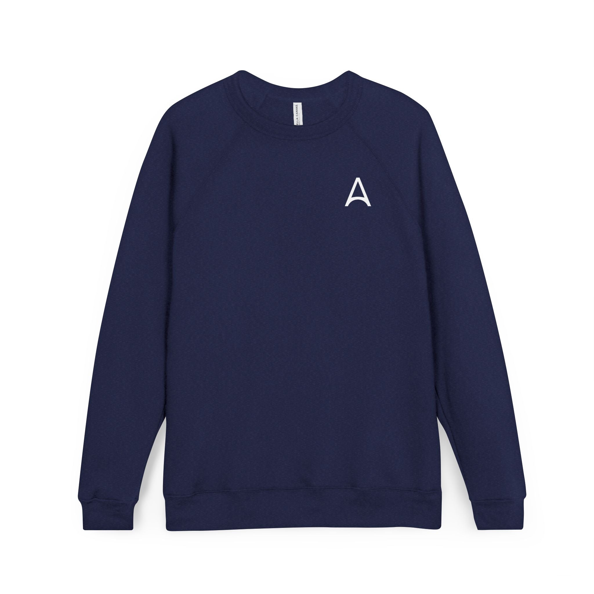 Minimal Back Logo Raglan Crewneck