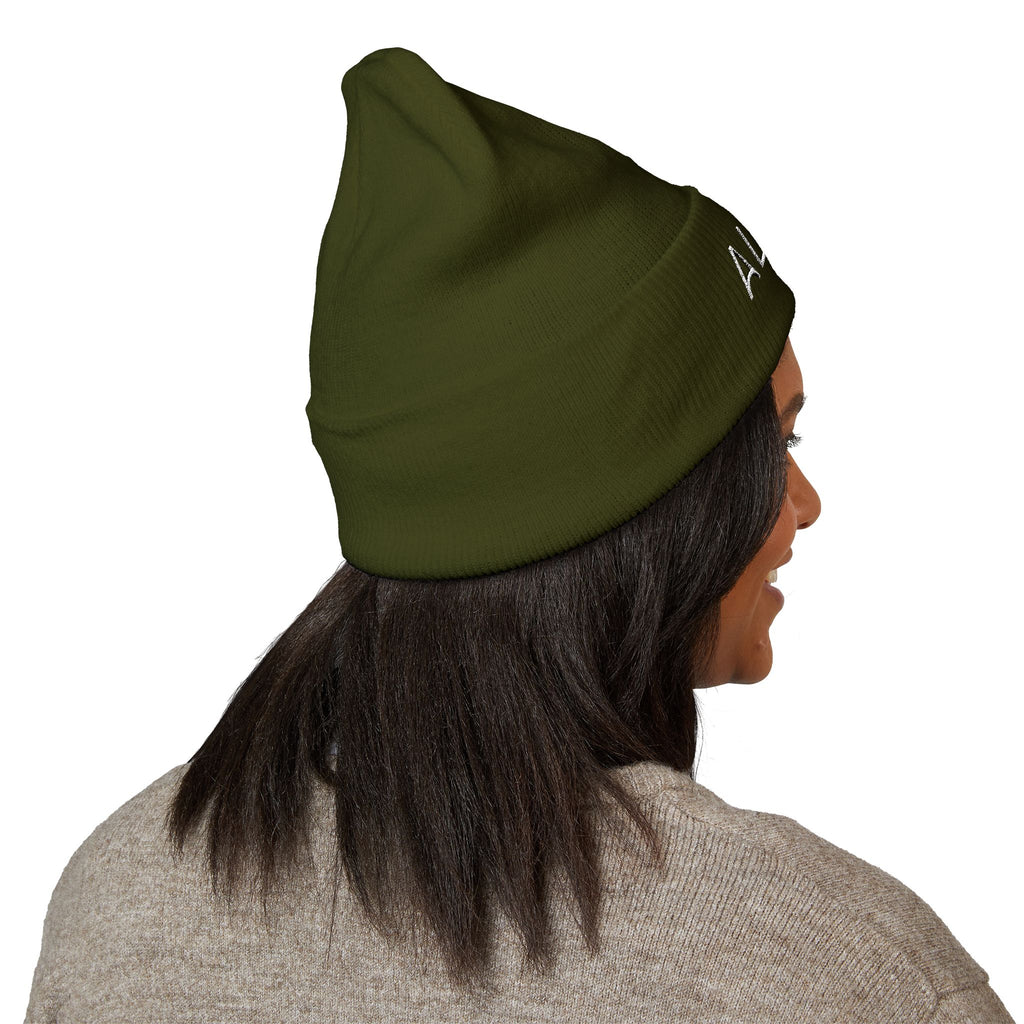 Embroidered Cuffed Beanie