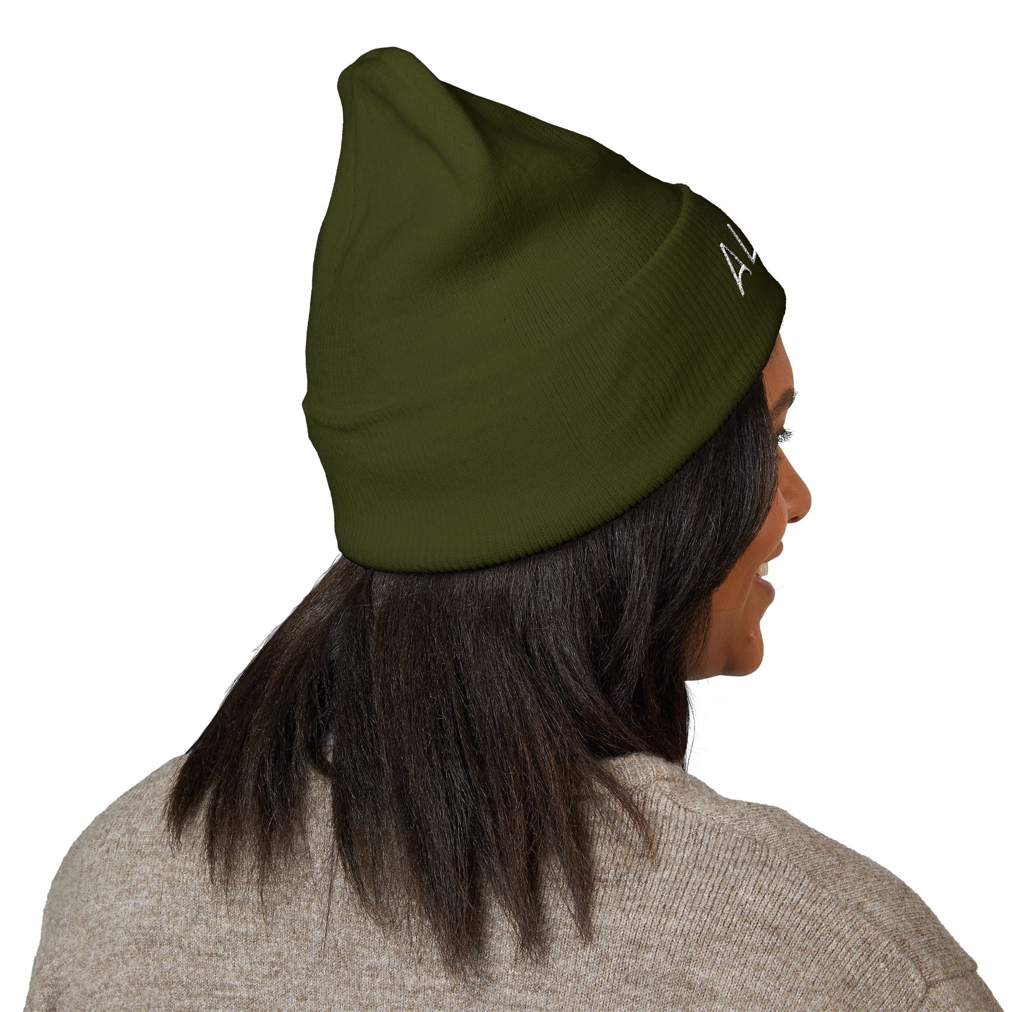 Embroidered Cuffed Beanie