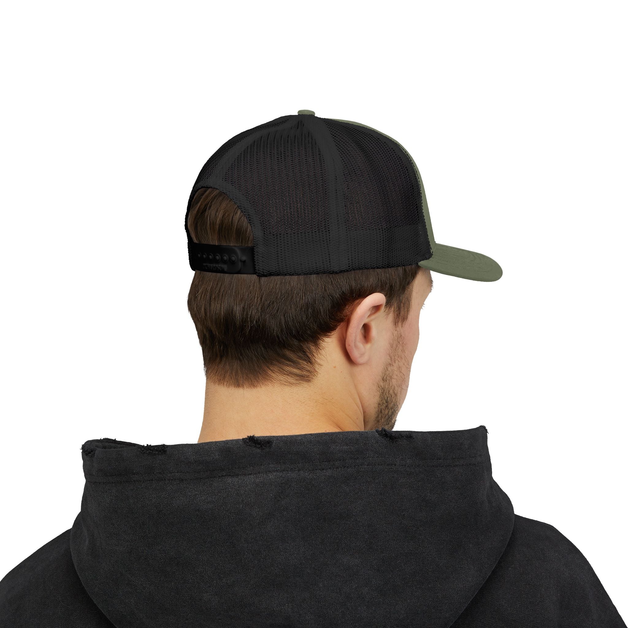 ALIGN Trucker Cap – Mesh Snapback Hat with Minimalist Motivational Text