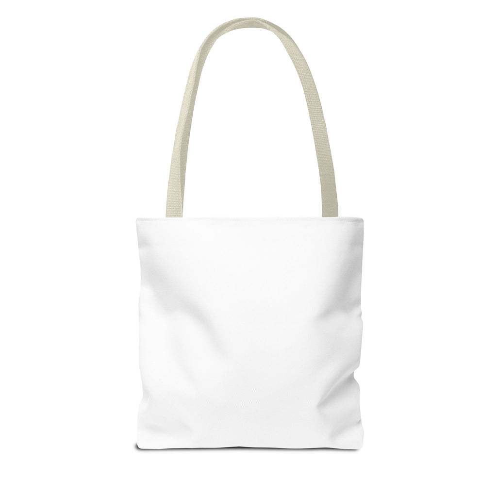 Monogram 'A' Minimalist White Tote Bag