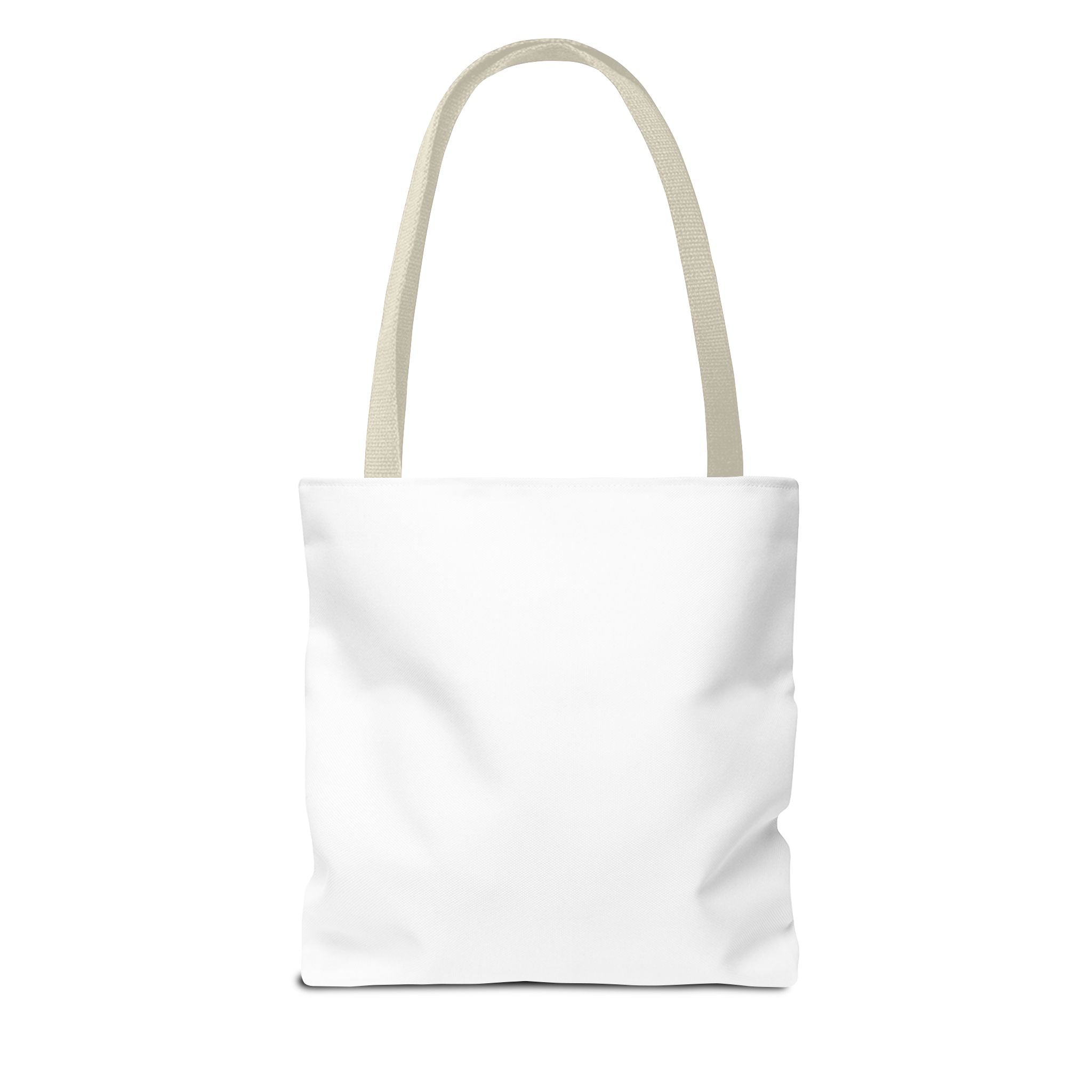 Monogram 'A' Minimalist White Tote Bag