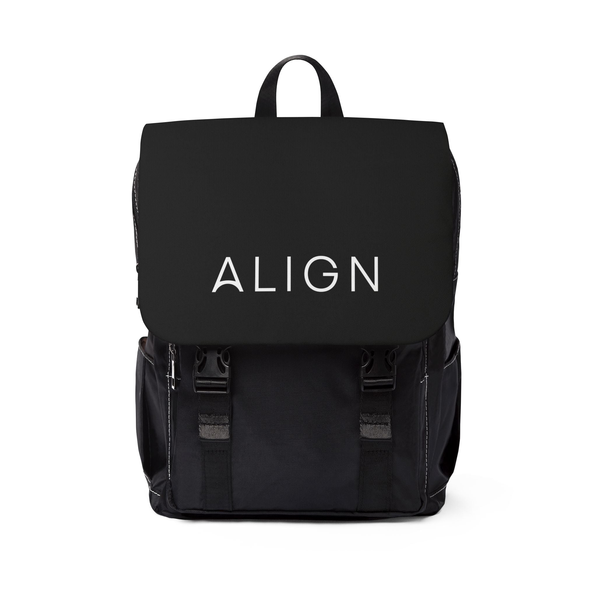 Casual Shoulder Backpack All Black