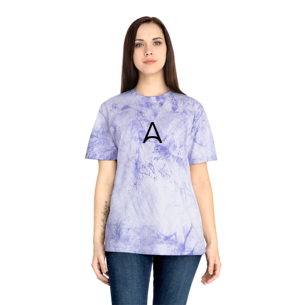 Tie-Dye Initial 'A' T-Shirt