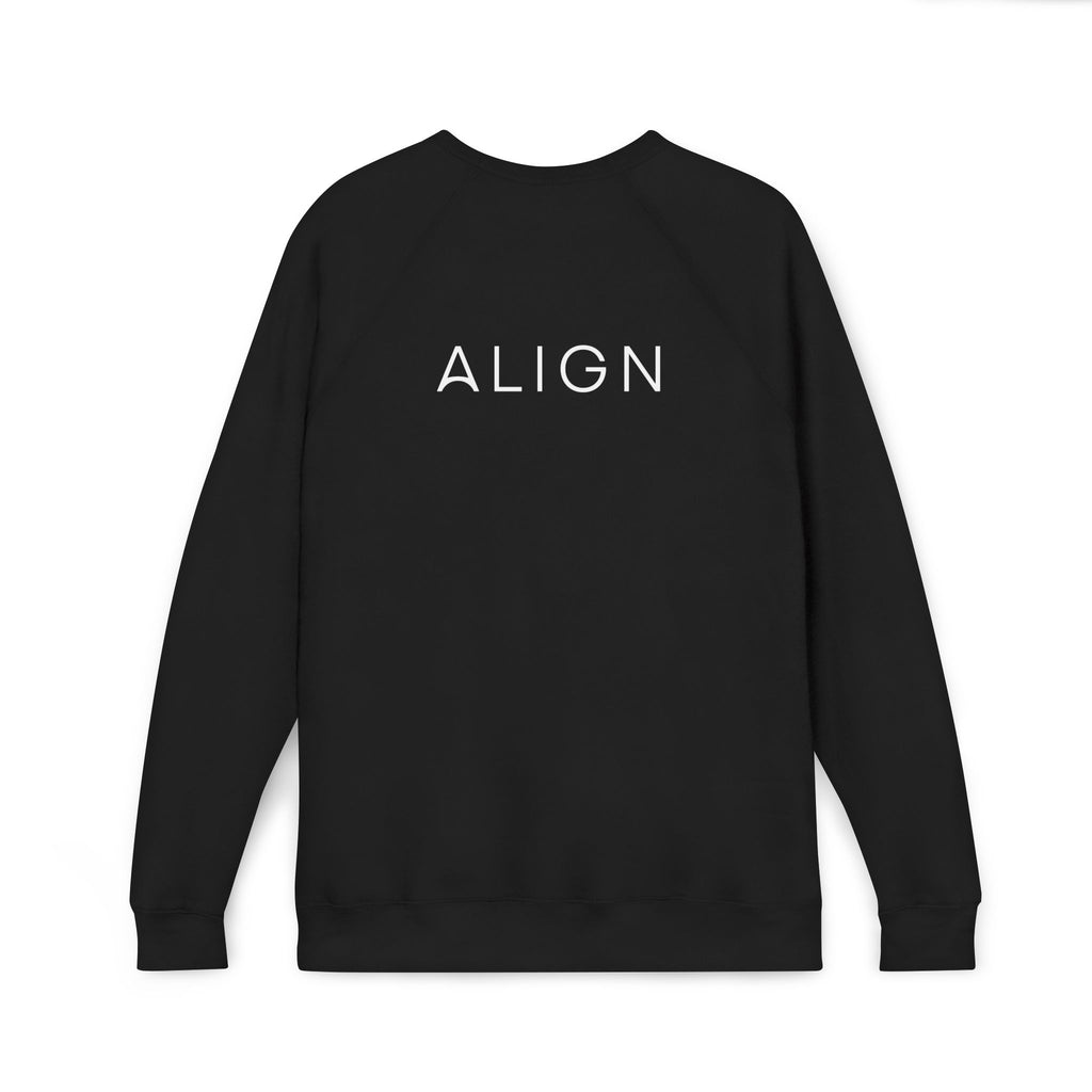 Minimal Back Logo Raglan Crewneck