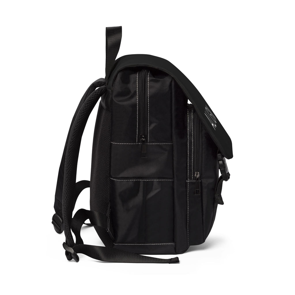 Casual Shoulder Backpack All Black
