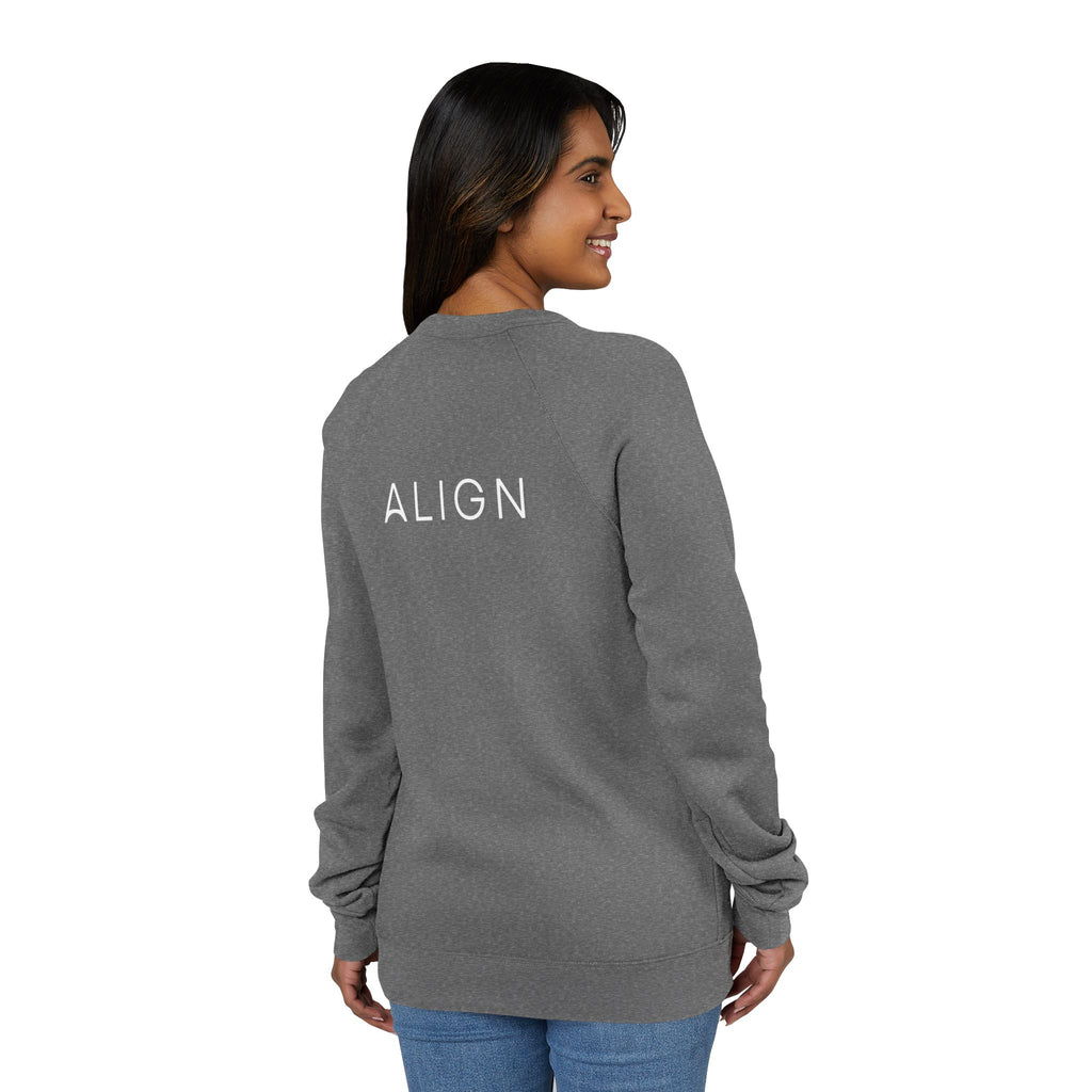 Minimal Back Logo Raglan Crewneck