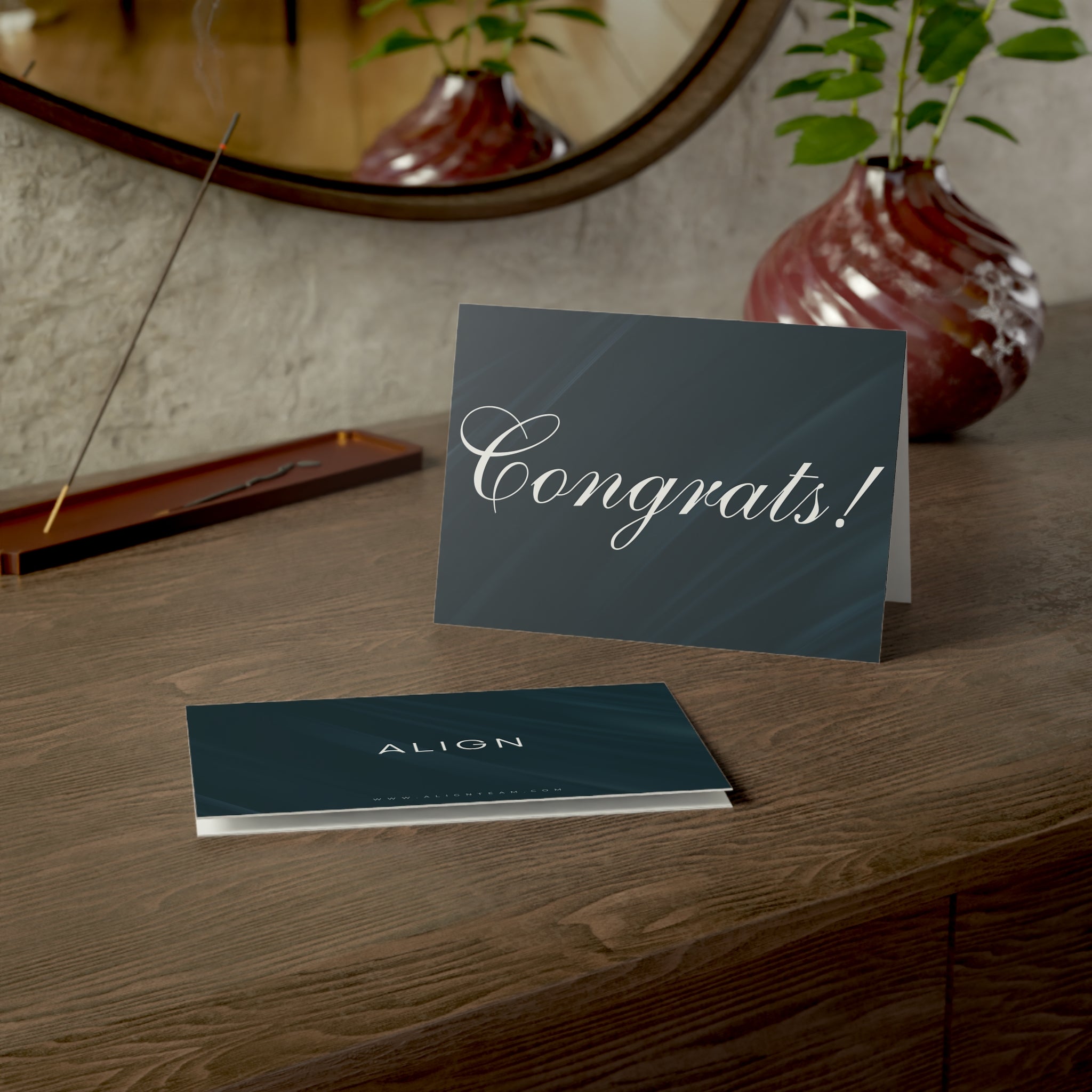 Align Congratulations Cards