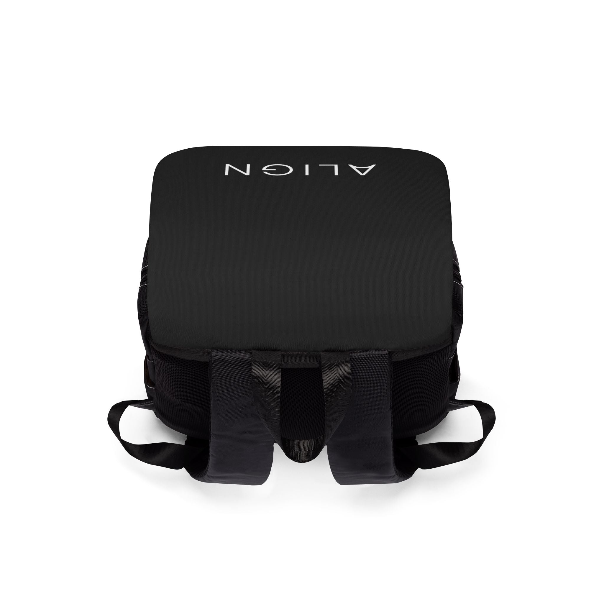 Casual Shoulder Backpack All Black