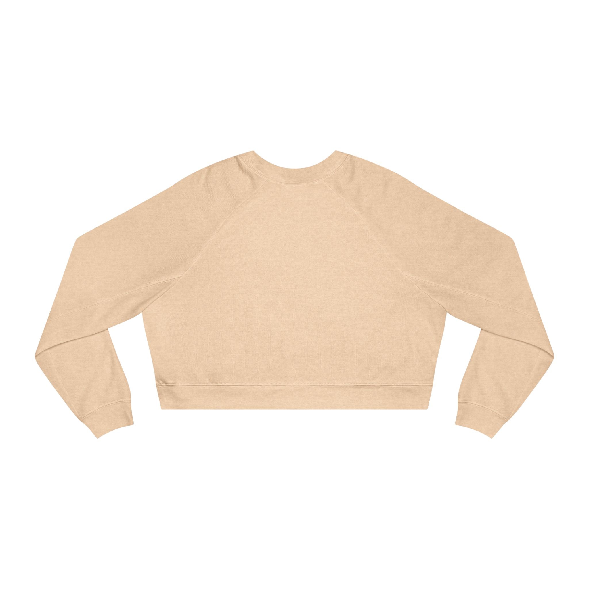 Cropped Pullover - Women's Cozy Fleece Sweatshirt
