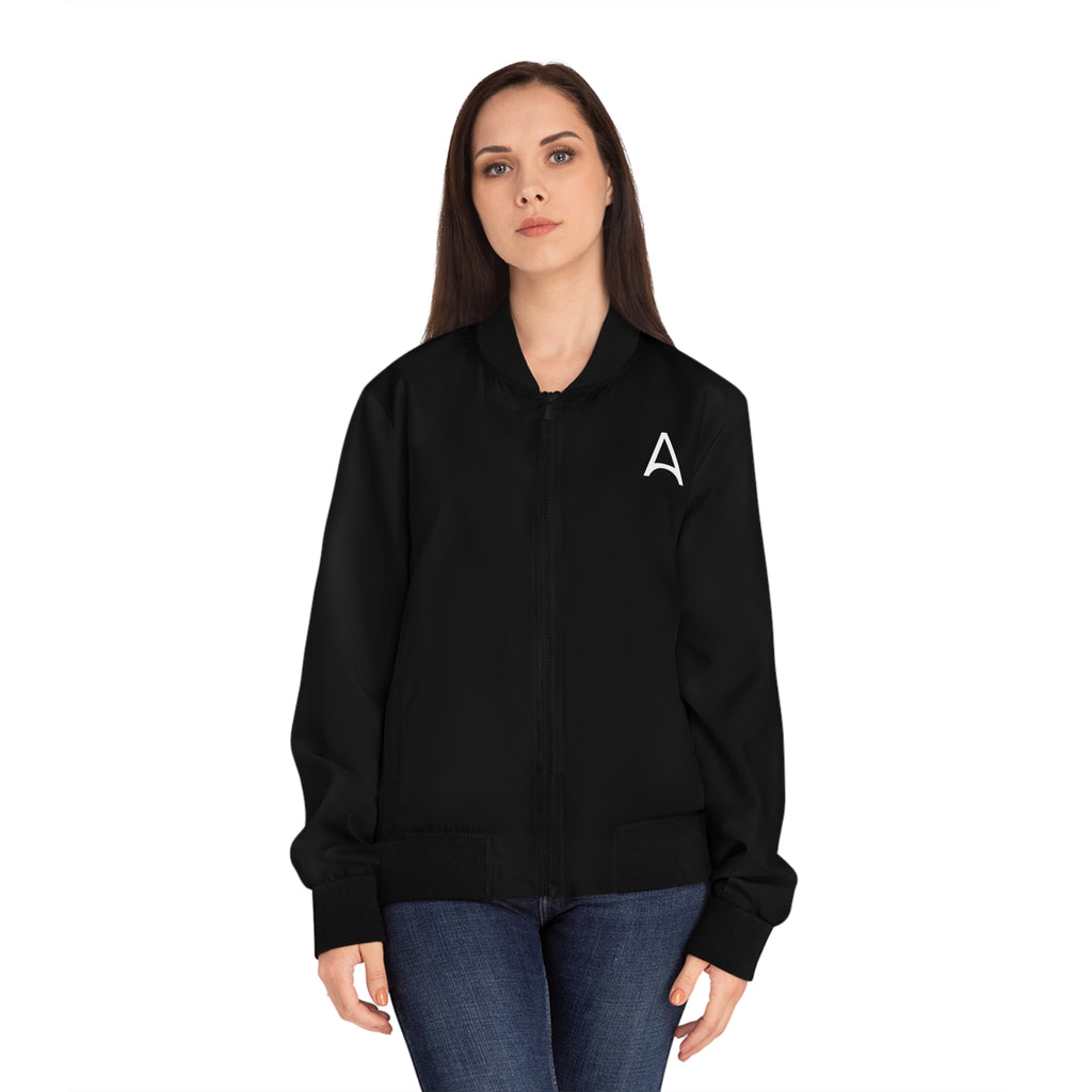 Minimalist 'A' Women's Bomber Jacket