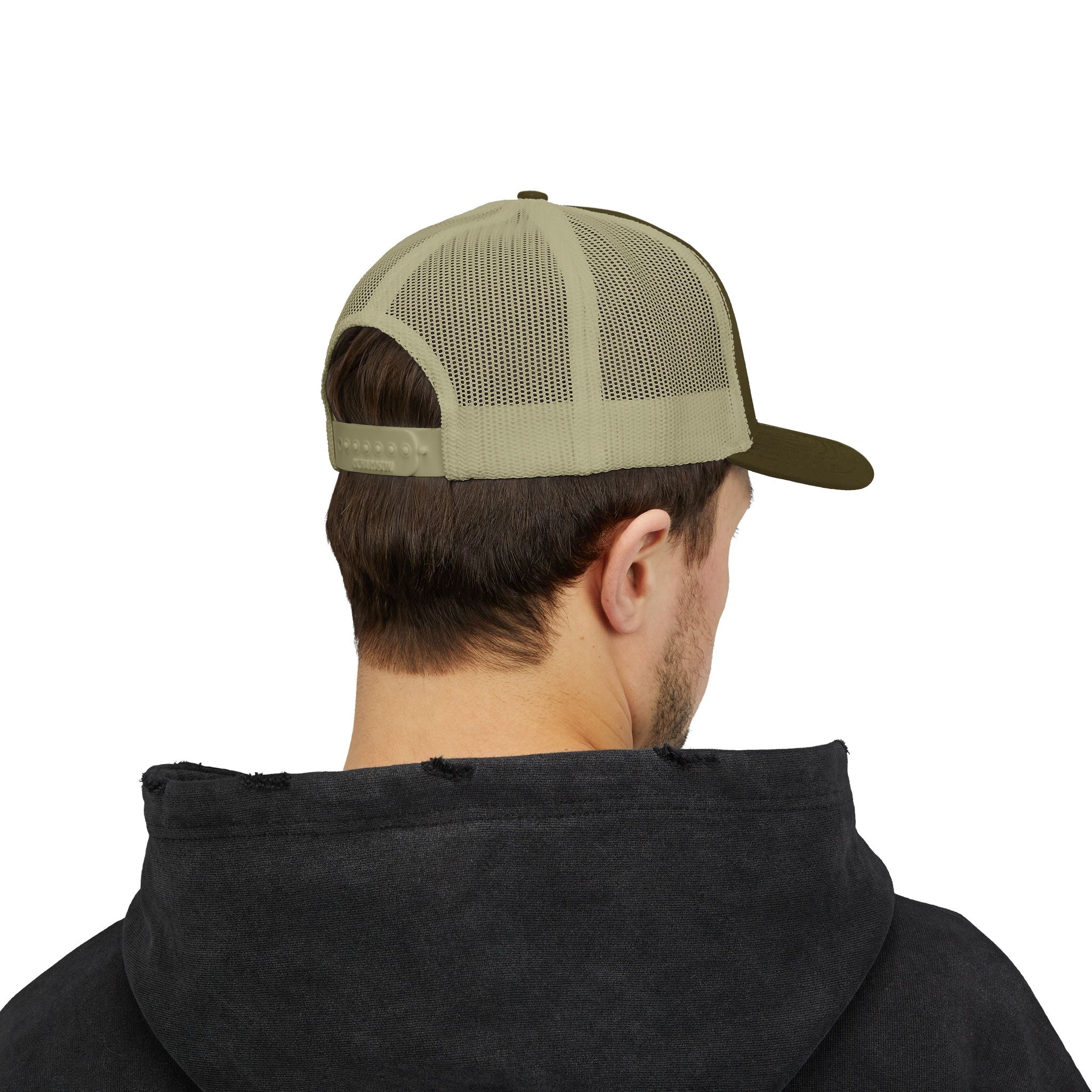 ALIGN Trucker Cap – Mesh Snapback Hat with Minimalist Motivational Text