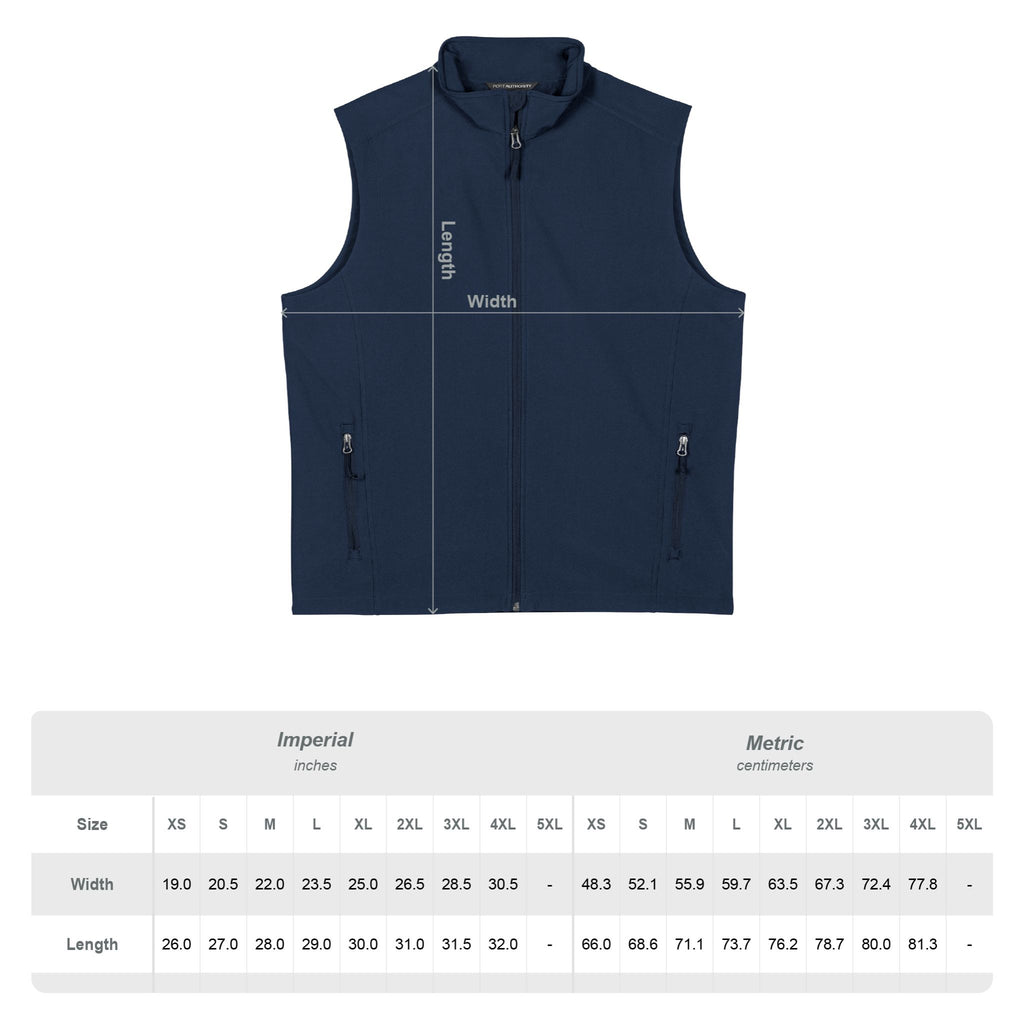 Men's Black Soft Shell Vest