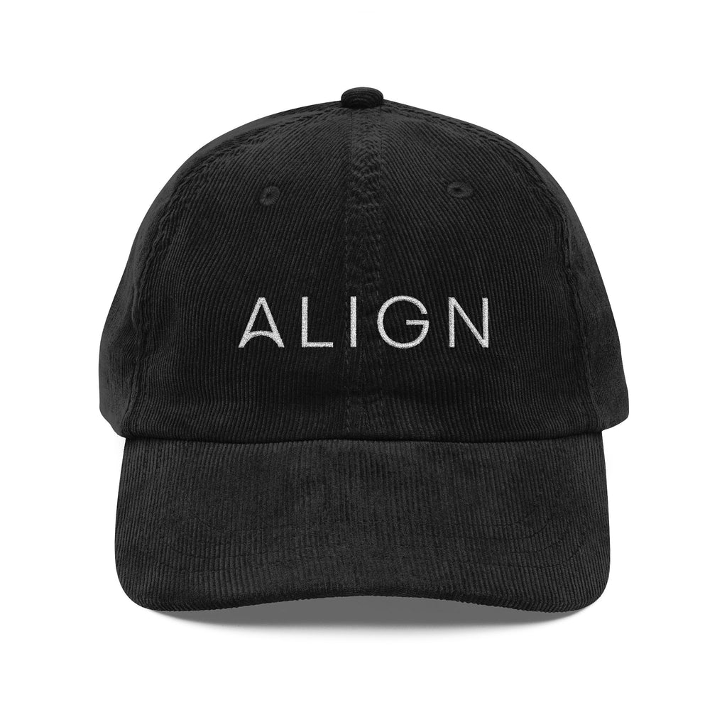 Embroidered Corduroy Cap