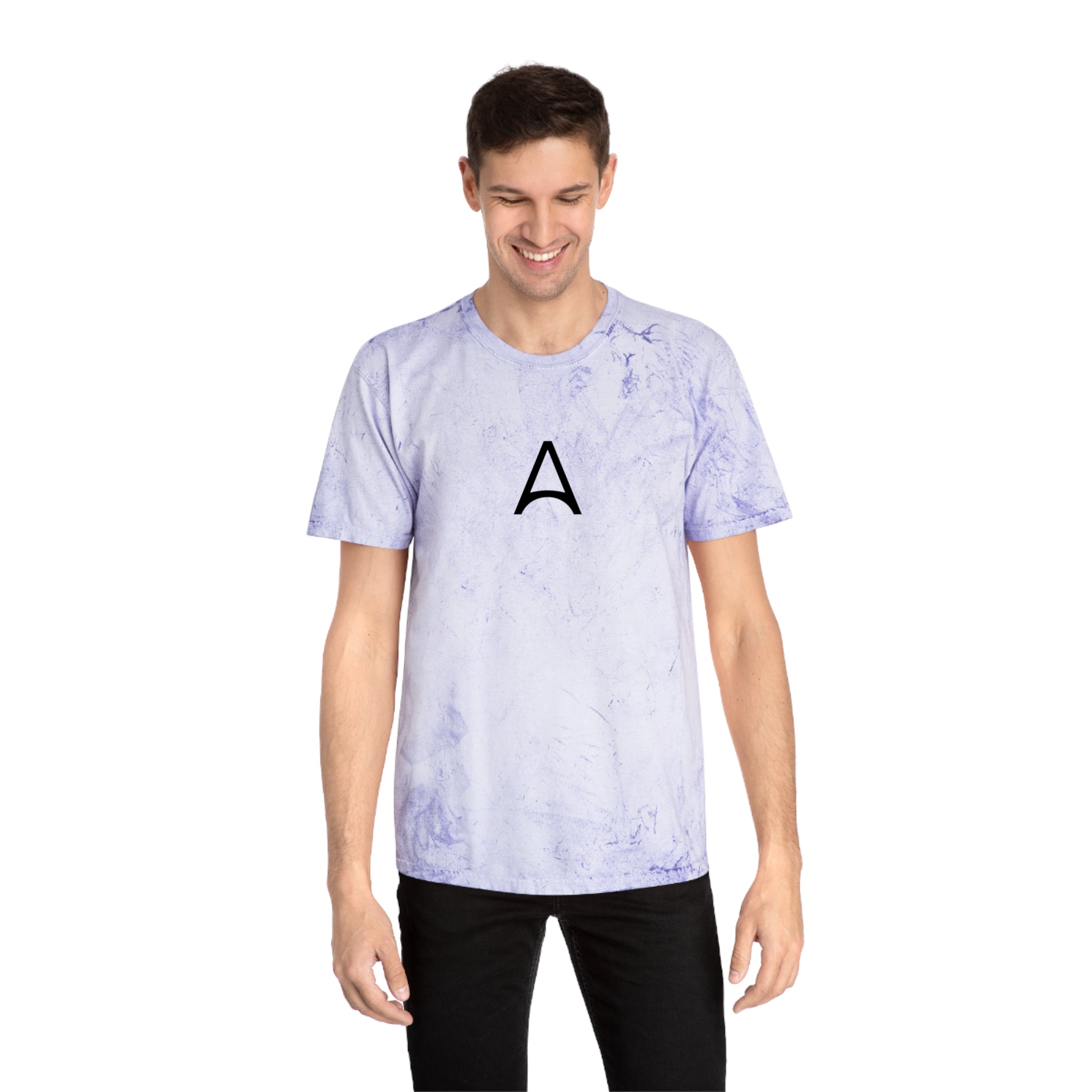 Tie-Dye Initial 'A' T-Shirt